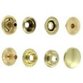 thumbnail image 6 of Line 20 Snaps, Cap 12.7mm, Ring Socket, Natural Brass, S127B50-LP, Solid Brass-LL (100 per bag), 6 of 16