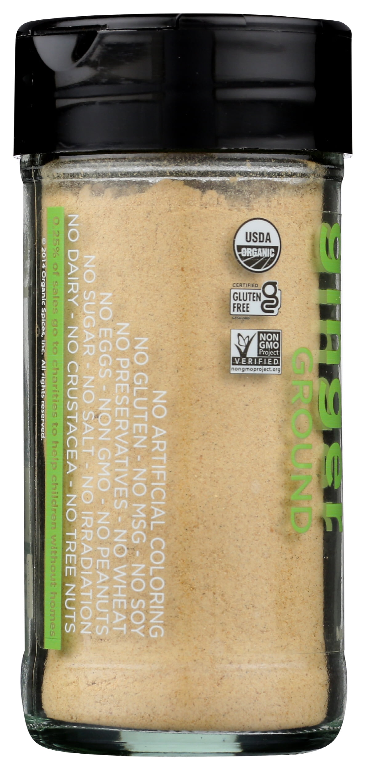 (Pack of 3), Spicely Organics Organic Ginger Ground, 1.2 oz
