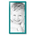 thumbnail image 2 of ArtToFrames 13" x 26" Aqua Picture Frame, 13x26 inch Green Wood Poster Frame (WOM-4428), 2 of 8