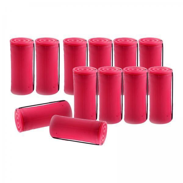 Bunblic 4xCurl Cold Wave Perm Rods Curling Hair Curly Wavy Rod Set Women Girls 12Pcs 3.5cm