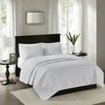 thumbnail image 5 of Home Essence Vancouver Super Soft Reversible Coverlet Set, Full/Queen, White, 5 of 14