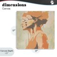 thumbnail image 4 of Stupell Industries Modern Swimming Twins Silhouettes Canvas Art, 17 x 17, by Layla Oz, 4 of 8
