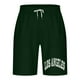 thumbnail image 3 of Mens Casual Shorts Lace-Up Elástico Cintura Bolsillo Ejercicio Fitness Hogar Pantalones de Media Longitud para Diario, 3 of 4
