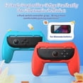 thumbnail image 2 of Empuñaduras para Nintendo Switch 2 Joy-Cons 2: kit de asas resistentes al desgaste y antideslizantes para accesorios de soportes Switch, 2 of 7