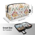 thumbnail image 4 of XMXT Large Capacity Makeup Bag, Boho Deco Tent Watercolor Travel Toiletry Bags Zippers Storage Cosmetic Bag for Women Men, One Size, 4 of 9