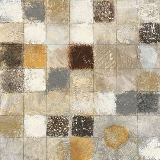 Metallic Mosaic I Canvas Art - Tava Studios ()
