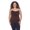 Brown, variant on Women's Plus Size Lace Trim Tank Top