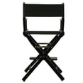 thumbnail image 3 of Silla de director Casual Home 24 con estructura negra y lona negra, 3 of 6