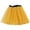 Gold, variant on FAOWME Girls Pommel Skirt Three Lined With Skirt Ballet Dance Skirt Tutu Skirt Orange One Size