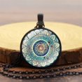 thumbnail image 5 of SmartBy Vintage Women Glass Cabochon Pendant Long Chain Mandala Necklace Jewelry Gift, 5 of 7
