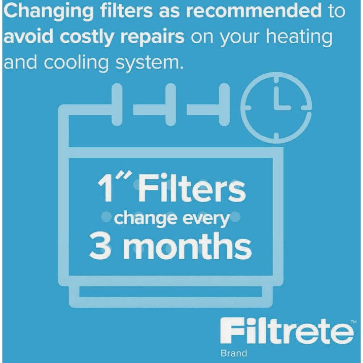 Filtrete 319-4 12x20 x 1 In. Basic Dust & Lint Pleated Furnace Air Filter, Gray, MPR 300, 3 Months - Quantity 4