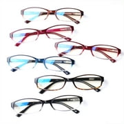 Kerecsen 6 pack Ladies Reading Glasses Blue Light Blocking Women Eyeglasses