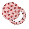 thumbnail image 2 of Gukieu Strawberries Print Round Chair Cover, Dust-proof and Non-slip Bar Chair Protective Cover, Suitable for Bars, Restaurants, Offices-12 inch, 2 of 7