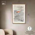 thumbnail image 5 of Le Flammant Flamingo by Edouard Travies Canvas Retro Japanese Art Prints by Art Remedy, Gold Frame, 30" x 45", 5 of 7