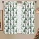 thumbnail image 1 of Cortinas cortas Christmas Forest - Cortina de cocina con cortina solar de poliéster verde 140x70cm (55x28in) 1pc, 1 of 6