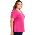 thumbnail image 4 of Just My Size Women's Plus Size Active Cool Dri Performance V-neck, 4 of 4
