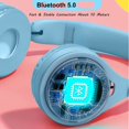 thumbnail image 3 of Auriculares Bluetooth TS-MAYKA Kids inalámbricos azules, 3 of 7