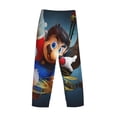 thumbnail image 3 of Lsque Mario Print Men's Pajama Pants, Lounge Pant - Comfortable Home Wear,Elastic Waistband, Stylish Design-X-Large, 3 of 9