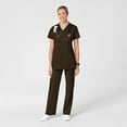thumbnail image 3 of Wink WonderWORK Maternity Cargo Scrub Pant, Chocolate, M Womens, 3 of 6