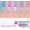 A1-Bubbles, variant on Valentines Press Nails Short 5 Styles, 160 count Eye Press Nails for Women, Opaque Gel Nails, Square Glue Nails Kit in 16 Sizes, Bubbles