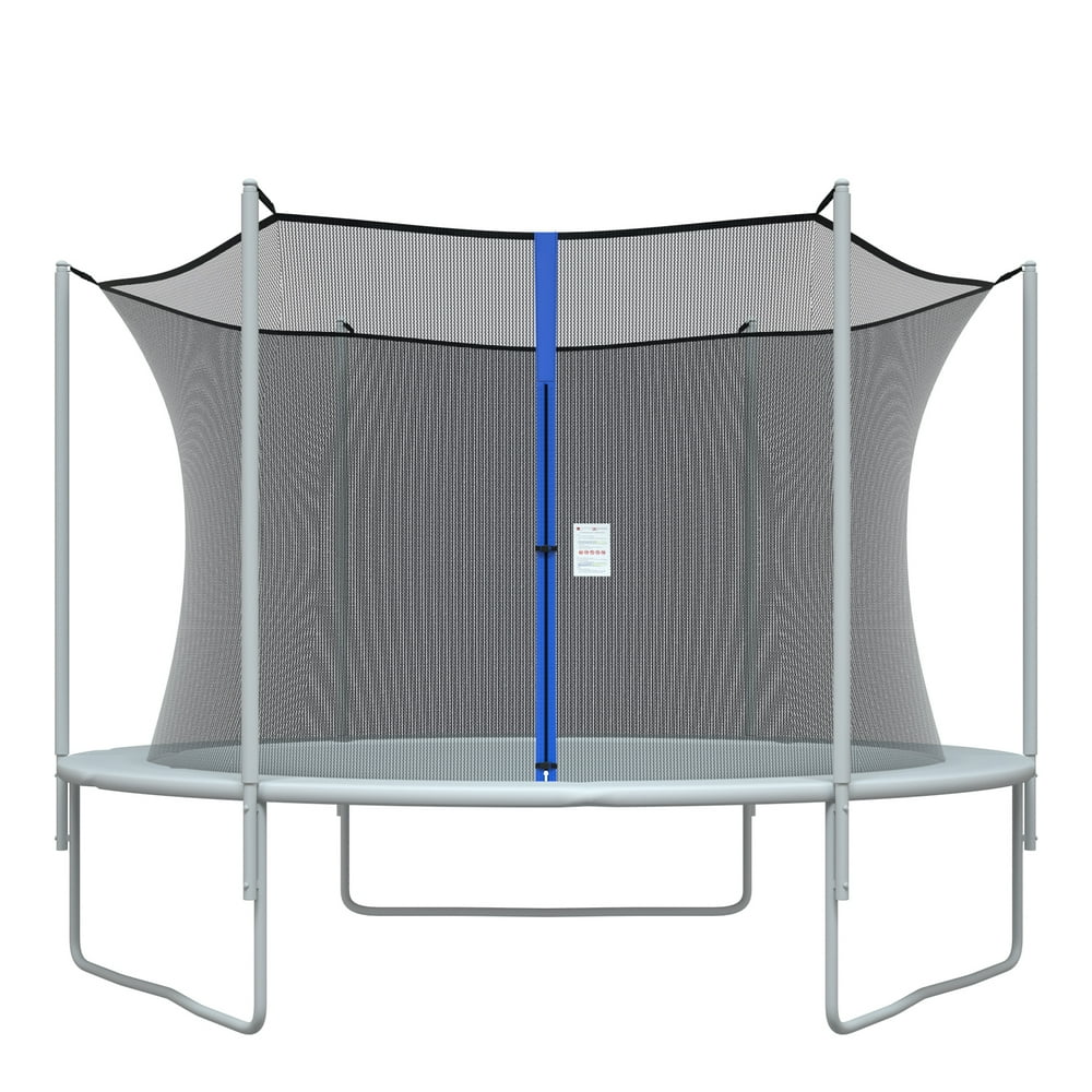 TKOOFN 14ft Replacement Trampoline Safety Enclosure Net w/ Zipper