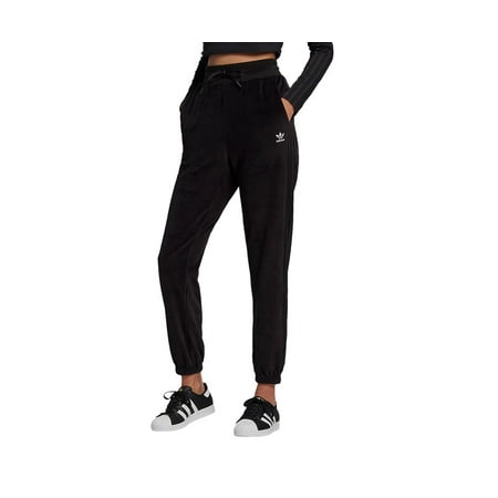 Adidas Originals Velour Jogger Womens Active Pants Size XS, Color: Black