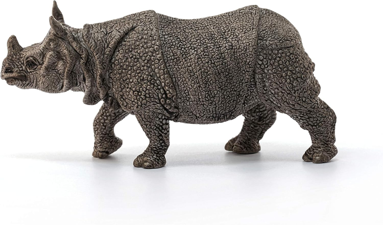 Schleich Wild Life - Indian Rhinoceros Animal Figurine - Durable Rhino Figure - Kids Ages 3+