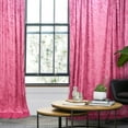 thumbnail image 3 of AK TRADING CO. 10 feet x 10 feet Lush Velvet Backdrop Drapes Curtains Panels with Rod Pockets - Wedding Ceremony Party Home Window Decorations - Fuchsia, 3 of 5