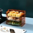 thumbnail image 1 of TopLLC Storage Bins Multi-functional Kitchen Multi-layer Fruit And Vegetable Storage And Organizing Preparation Sheets Transparent Draining Hot Pot Side Dish Sheets Shelf Storage Bags, 1 of 8