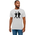 thumbnail image 2 of Laurel & Hardy Dancing Classic Comedy T-Shirt, 2 of 6