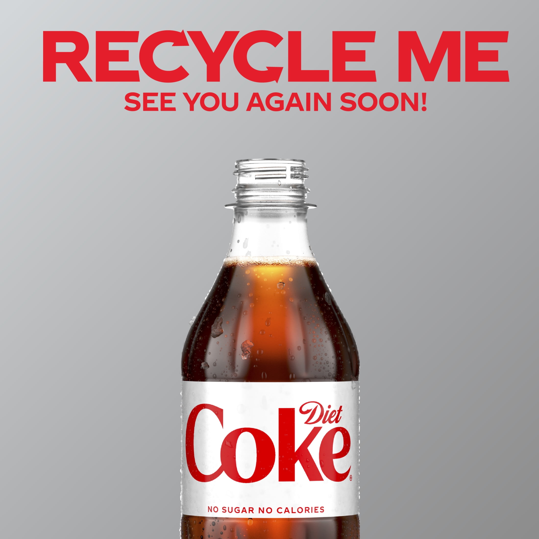 Diet Coke Diet Cola Soda Pop, 16.9 fl oz Bottles, 24 Pack