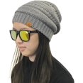 thumbnail image 3 of Winter Warm Knitted Infinity Scarf and Beanie Hat Set, 3 of 8