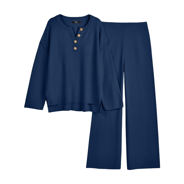 Lounge Sets LILUSORY, suéter de dos piezas para mujer