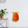 thumbnail image 5 of Clearance！Wendunide Hangs Kids Urinal Frog Cartoon Design Boy Toilet Potty Training Urinal Wall Hung Urinal 1Pcs Room Decor Yellow, 5 of 6