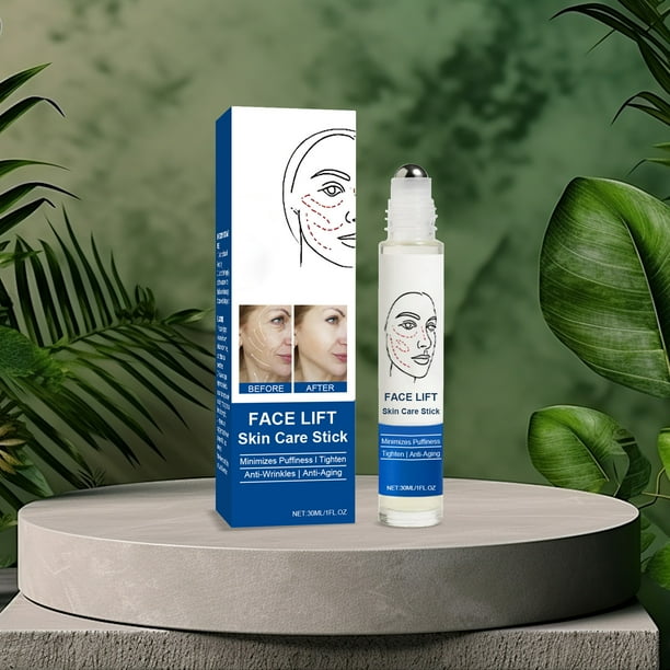 Esencias Faciales Antiarrugas En Rodillo | Hidratantes y Humectantes | Lifting y Reafirmantes | Envase de 30 Ml | Reducen Líneas de Expresión y Arrugas | Portátiles y Fáciles de Usar