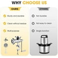 thumbnail image 5 of Meat Grinder Manual Mincer, 2025 Upgraded Manual Meat Grinders For Home Use Sausage Maker & Burger Patty Stuffer Funnel, Hand Crank Meat Grinder, Hand Operated Kitchen Tool (Medium), 5 of 10