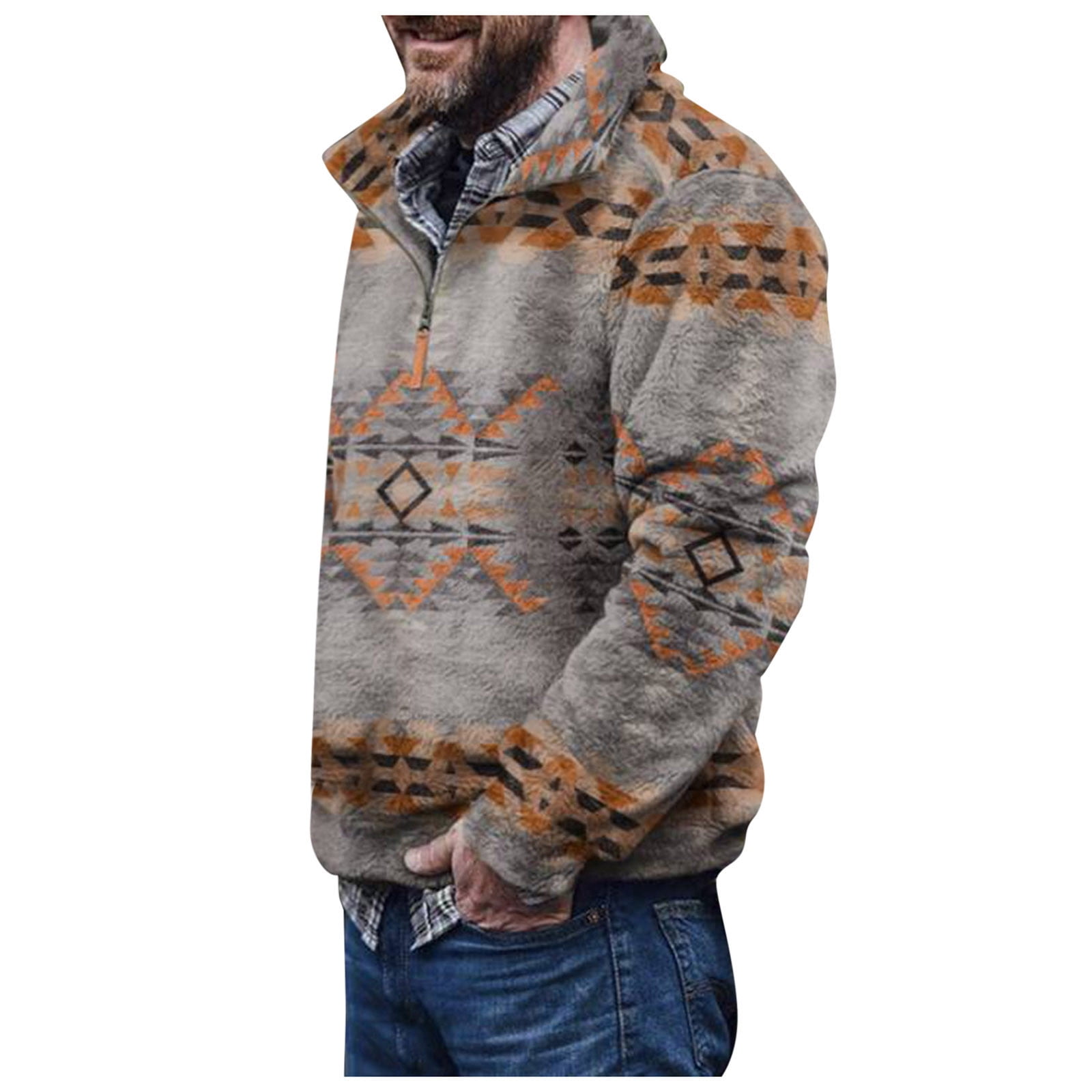 Mens Coats Jackets Winter Fleece 