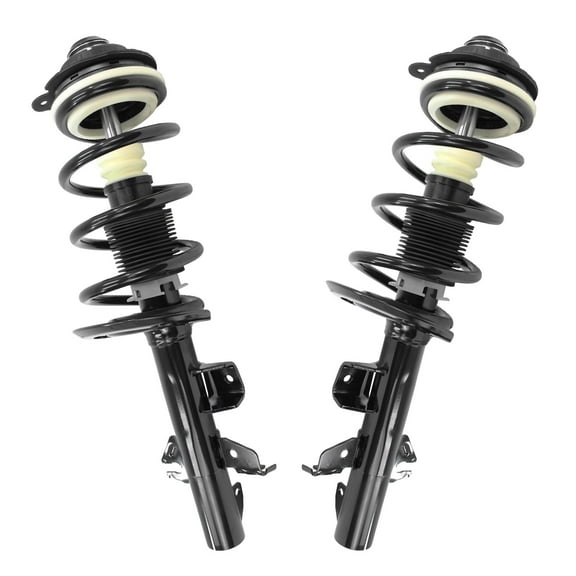 Detroit Axle - 2pc FWD Front Struts Suspension for Jeep Cherokee 2014-2022, Struts with Coil Spring Assembly 2015 2016 2017 2018 2019 2020 2021 Replacement