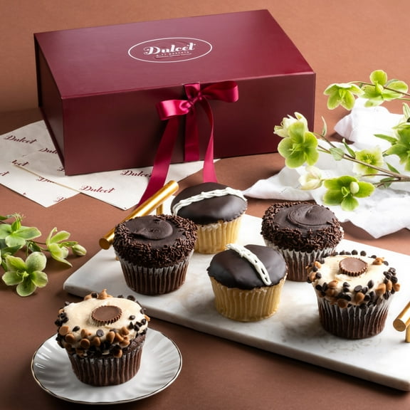 Dulcet Gift Baskets Delightful Chocolate Cupcake Assortment