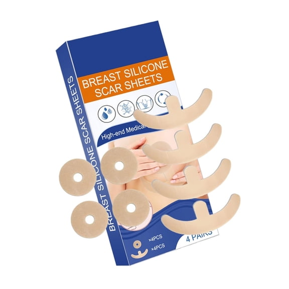 Huhudde Silicone Tape Effective Sheets Medicals Grade Removal Strips for Surgical Scars Treatments