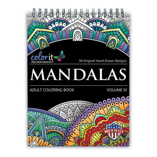 ColorIt Colorful Tropical Scenes Adult Coloring Book - 50 Single-Sided  Designs, Thick Smooth Paper, Hardback Covers, Spiral Bound, USA Printed 
