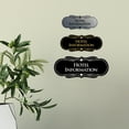thumbnail image 4 of Signs ByLITA Designer Hotel Information Sign (Black) - Small, 4 of 5