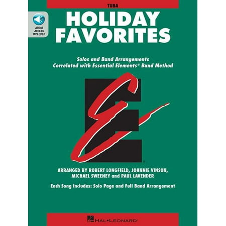 Essential Elements Holiday Favorites : Tuba Book (B.C.) with Online Audio (Paperback)