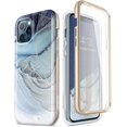 thumbnail image 1 of Veeki Compatible with iPhone 12 Pro Max Case 6.7 inch 2020, Women Slim Marble Shockproof Cover with Full-Body Protection, [Built-in Screen Protector] for iPhone 12 Pro Max Phone Case, 1 of 6