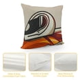 thumbnail image 4 of YINGXI Decorative Throw Pillow Covers in with Catchphrase Don't Panic for Suit on Open Shipped Pillow Case Square Cushion Cover for Sofa Couch Bed Car 18x18in, 4 of 5