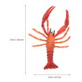 thumbnail image 4 of Modèle de Homard Simulé Décoration Jouet Homard pour Enfants Ornement en Forme de Homard, 4 of 8