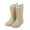 Khaki, variant on Toddler Kids Rain Boots Baby Rain Shoes Children Easy On Waterproof Boots for Boys and Girls 7-8 Years