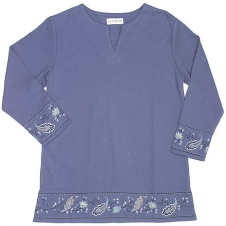Women's Embroidery Trim Tunic
