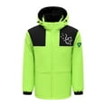 thumbnail image 5 of Feancey Heated Jacket for Men Women Fashion 4 Heating Zones Hooded Coats Winter Waterproof Warm Electric Heat Jackets with Removable Hood,Green,M, 5 of 9