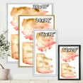 thumbnail image 5 of Red Pink Gold and Beige Abstract Clouds 12 in x 20 in Framed Painting Canvas Art Print, by Designart, 5 of 5
